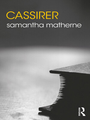 cover image of Cassirer
